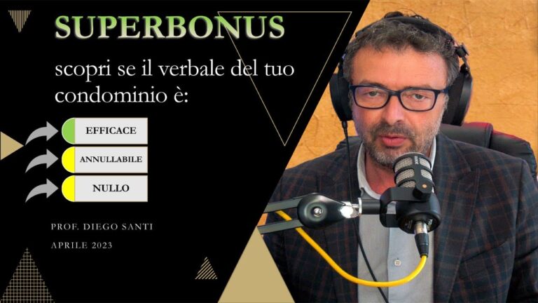 Superbonus: Verbale Condominio Minimo Ottimizzato