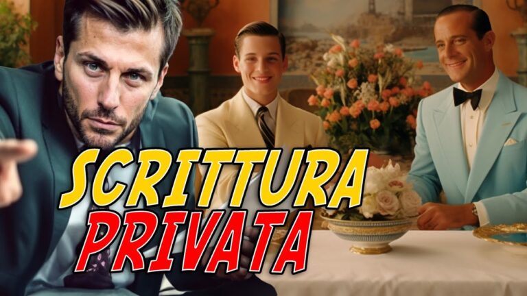 Modello di Scrittura Privata tra le Parti: Fac Simile