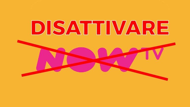 Come cancellare il tuo account NOW TV in modo rapido e semplice