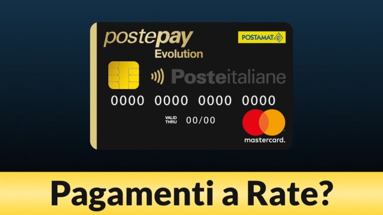 Amazon: Pagare a Rate con Postepay Evolution – Guida Completa