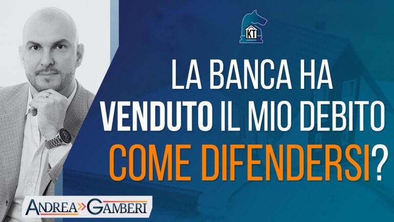La Banca Cede il Mio Debito: Cosa Fare Ora