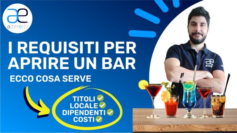 Costo della Licenza per Aprire un Bar: Guida Completa