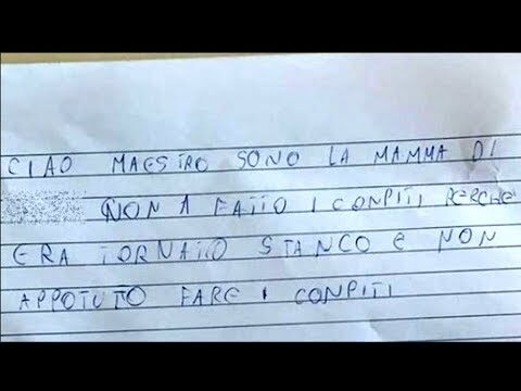 Scuse valide per non aver completato i compiti