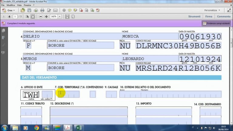 F23 Modificabile Online: Guida Completa e Semplificata