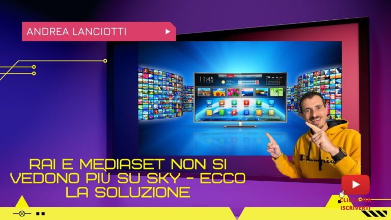 Perché non ricevo i canali Mediaset: possibili cause e soluzioni