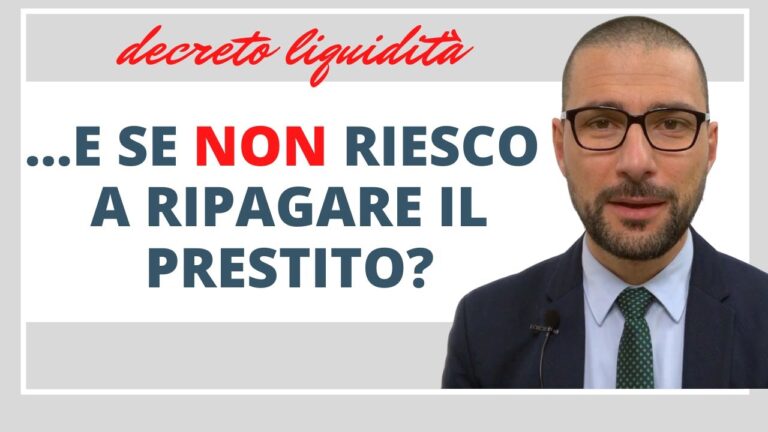Manca la restituzione del prestito garantito dallo stato: problematiche e soluzioni