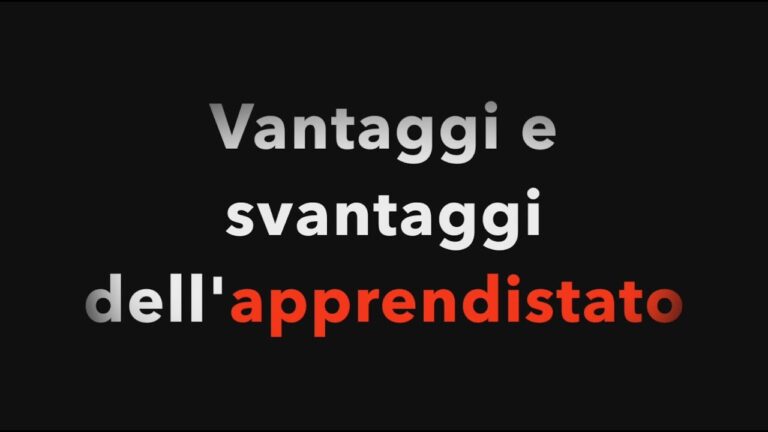Svantaggi dell’apprendistato: una panoramica concisa