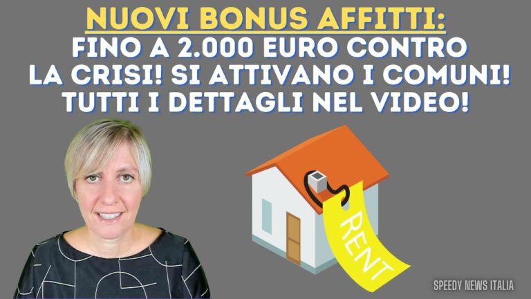 Bonus Affitto: Arrivo dei Soldi