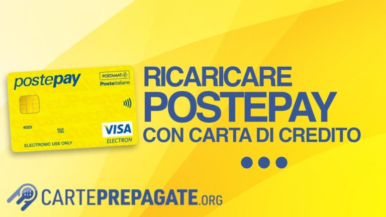 Ricarica PosteMobile Online: Pagamento Rapido con Carta di Credito