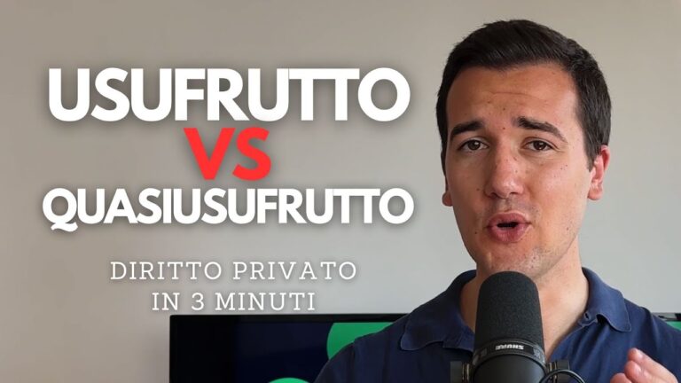 Guida completa al quasi usufrutto