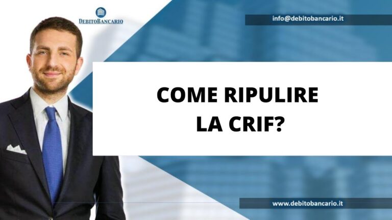 Guida completa per pulire la CRIF
