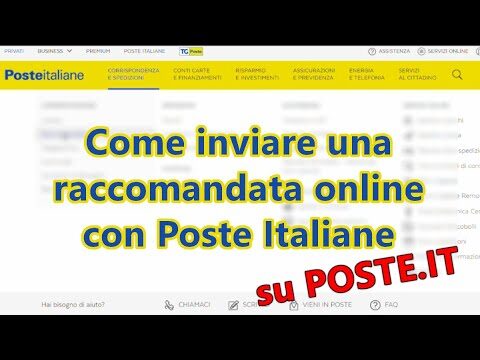 Guida all'invio di raccomandata con Poste Italiane | Actualizado Luglio ...