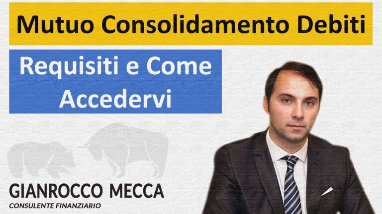 Mutuo per consolidare debiti e ottenere liquidit&agrave;