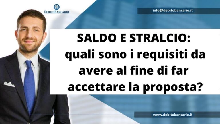 Proposta di saldo e stralcio: come un avvocato può aiutarti