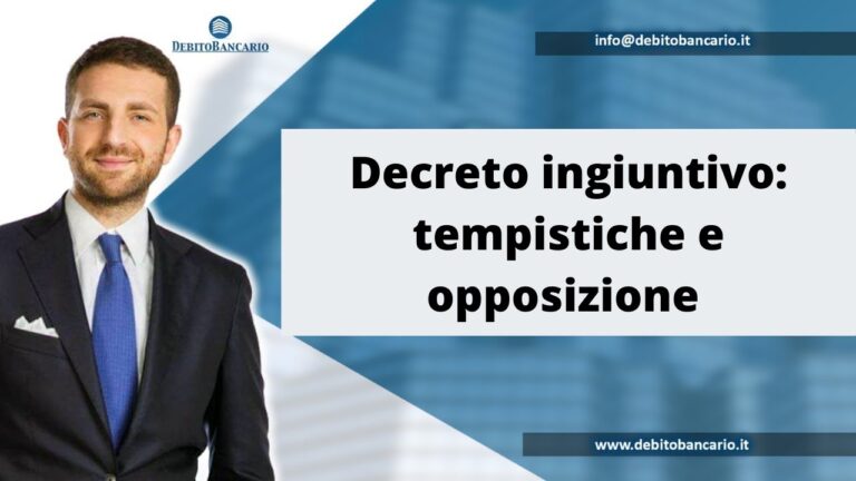 Guida completa al decreto ingiuntivo in Italia