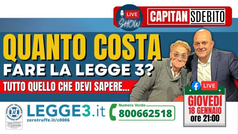 Costi della legge 3/2012: un’analisi concisa