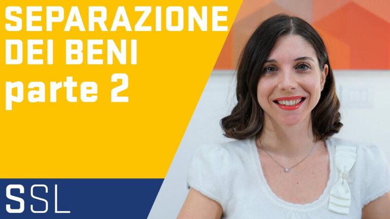 Conseguenze della separazione dei beni