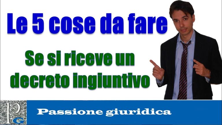 Cosa Fare con un Decreto Ingiuntivo Esecutivo