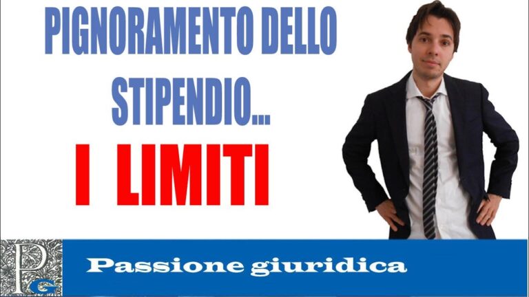 Limiti e regole del pignoramento dello stipendio