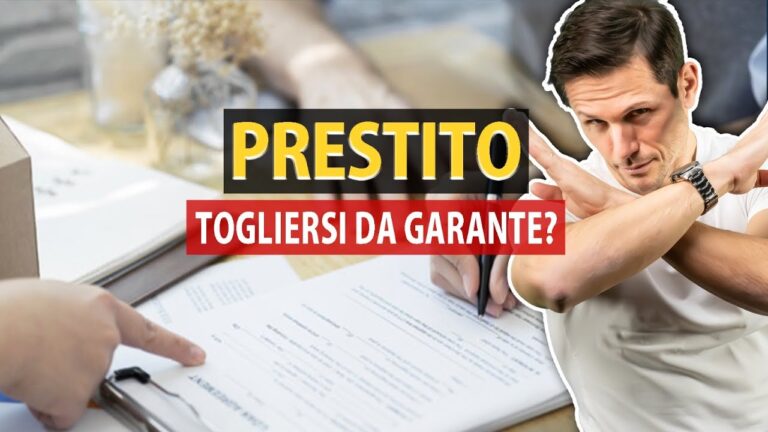 Come rimuovere il garante di un mutuo