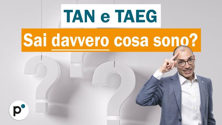 Tan e Taeg: Differenze e Importanza nella Scelta del Prestito